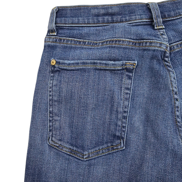 7 For All Mankind Jeans Womens Size 28 Josefina High Waist Button Fly Distressed - Picture 7 of 16